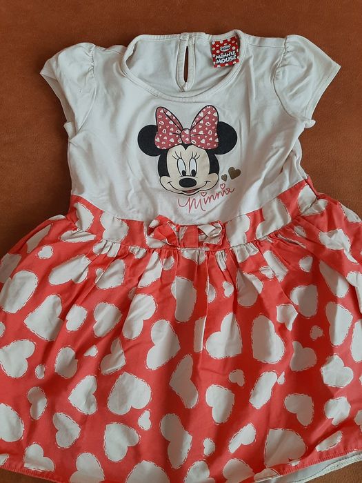 Śliczna sukienka Disney Minnie 98