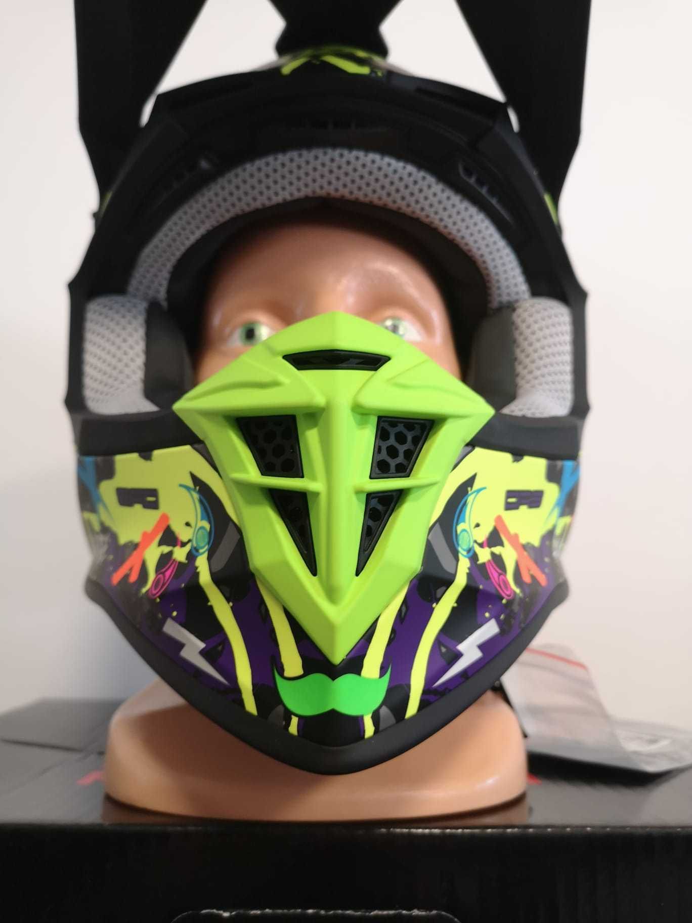 Kask LAZER OR3 Crazy  r. M   Black- Multi- Matt