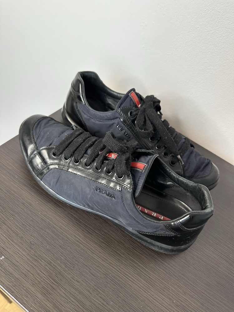Oryginalne męskie buty Prada