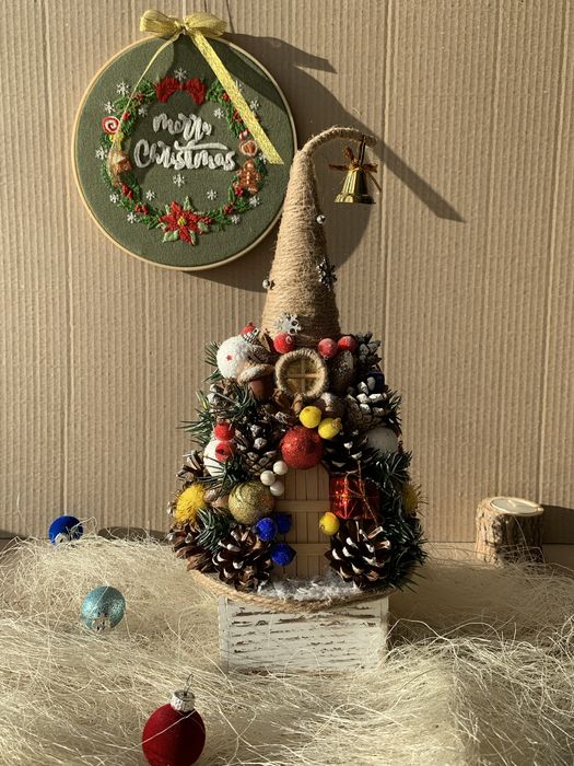 Новорічна поробка в школу, новорічний декор, подарунок на Різдво