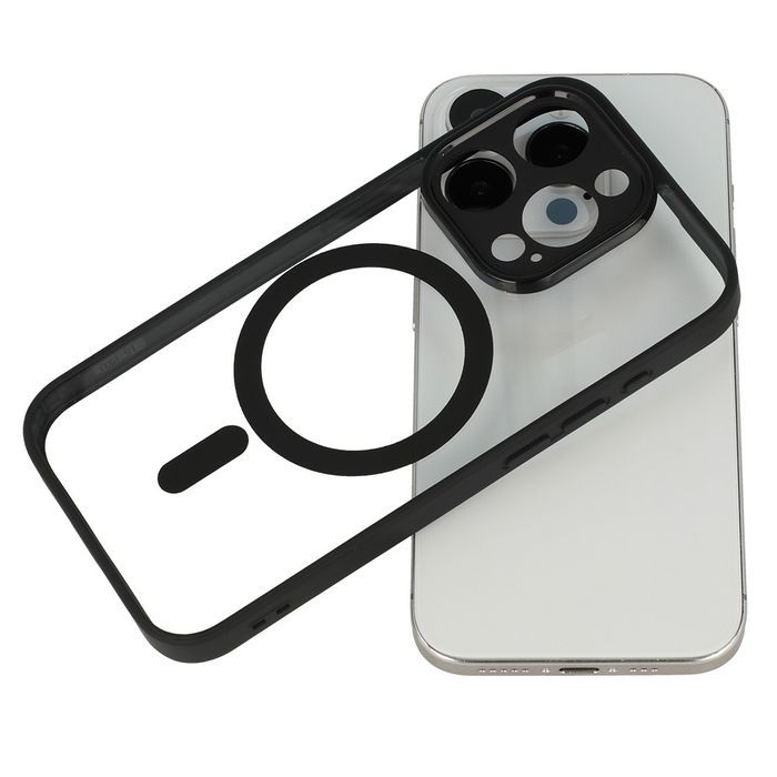 Acrylic Color Magsafe Case do Samsung Galaxy S25 Edge czarny