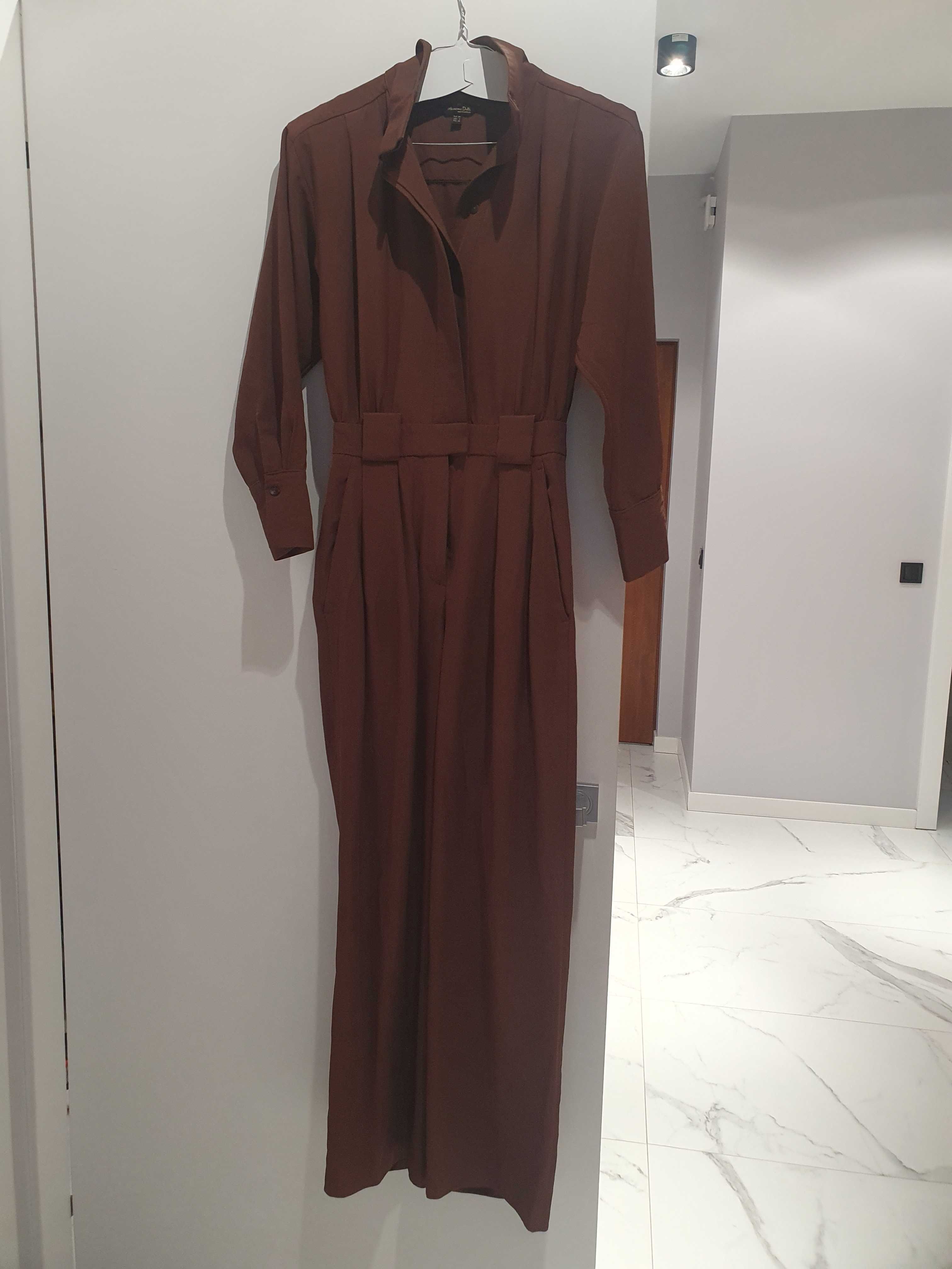 Brązowy kombinezon Massimo Dutti