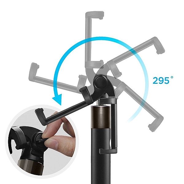 Spigen S530W Bluetooth Selfie Stick Black