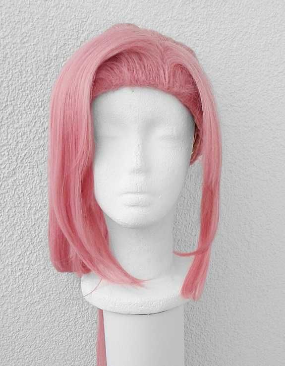 Kaoru Sakurayashiki SK8 cosplay wig różowa długa peruka z kitką