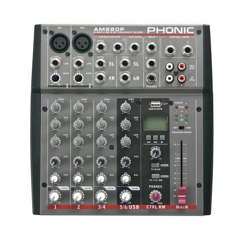 Phonic AM 220 P мікшер пульт микшерный