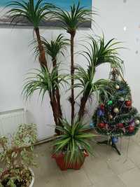 Цветок пальма для декора искусственная 1,75 метра красивая