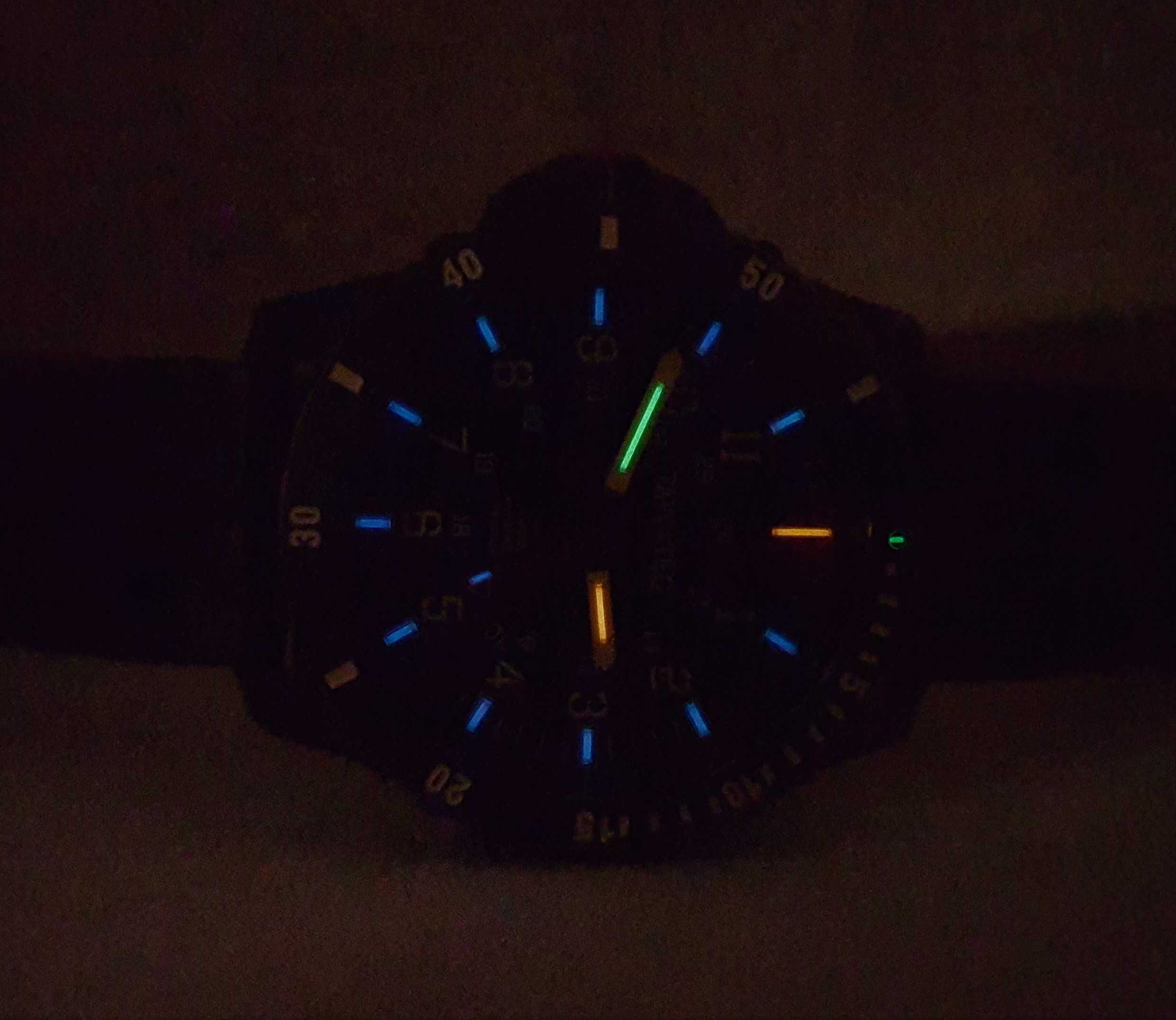 Чоловічий годинник часы Tawatec Black Titan Diver 300m Automatic TWT