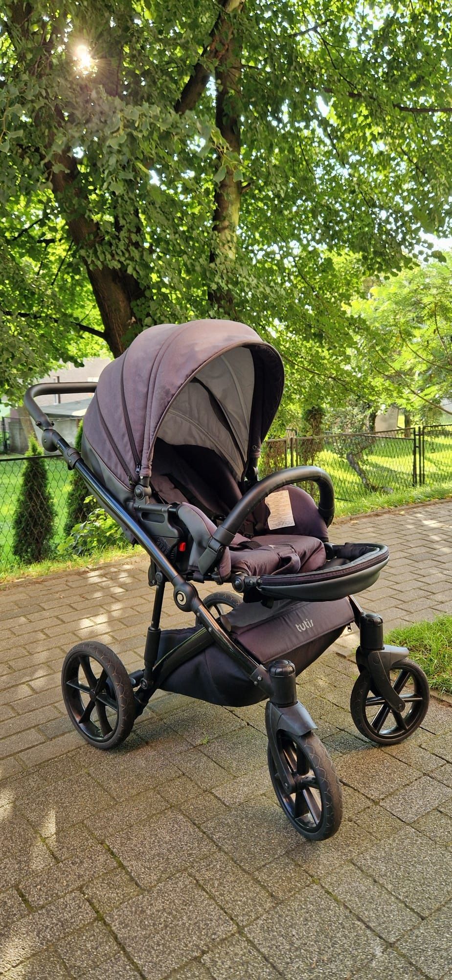 Wózek Tutis Viva Life 2w1 (spacerówka+gondola) + adaptery