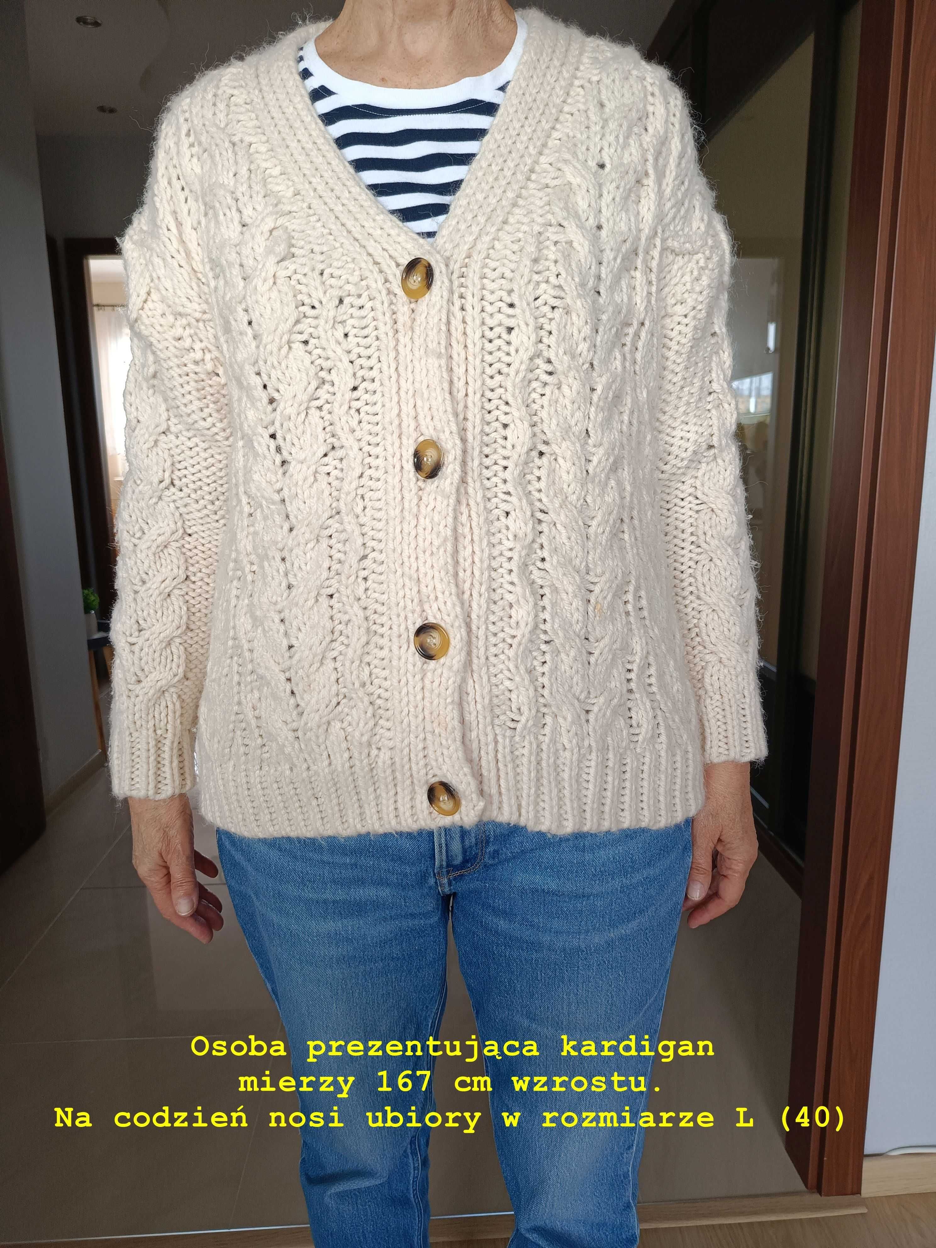 Sweter (kardigan) damski MNG (MANGO) + darmowy upominek