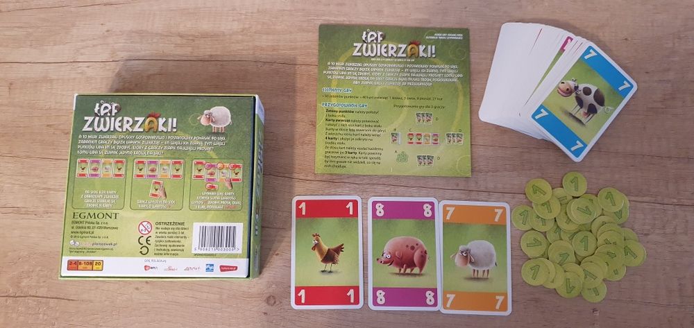 Egmont gra Łap zwierzaki rodzinna karciana
