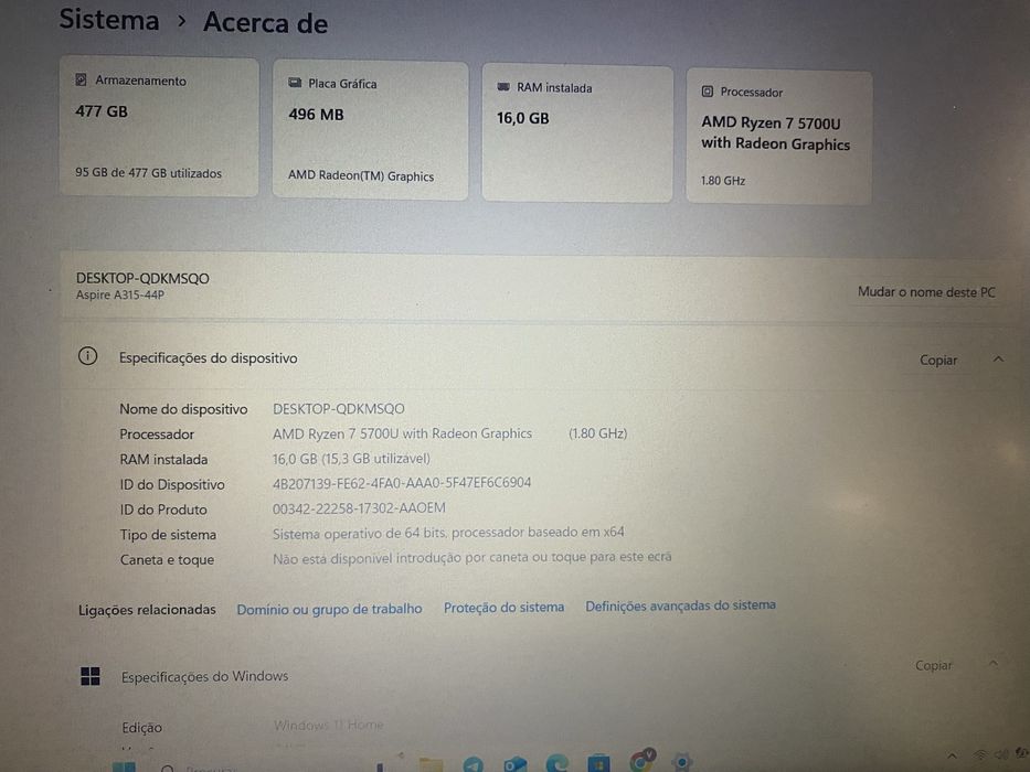 Acer Aspire 3 15 AMD