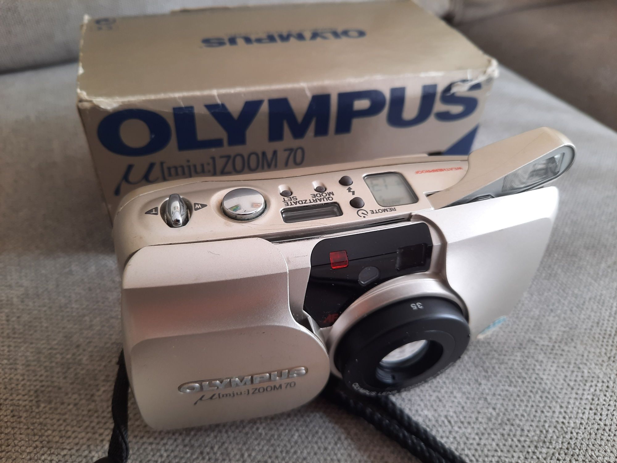 Olympus mju ZOOM 70 - completa com caixa e manuais