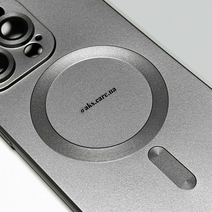 Чохол силіконовий MagSafe магнітний протиударний з лінзами iPhone