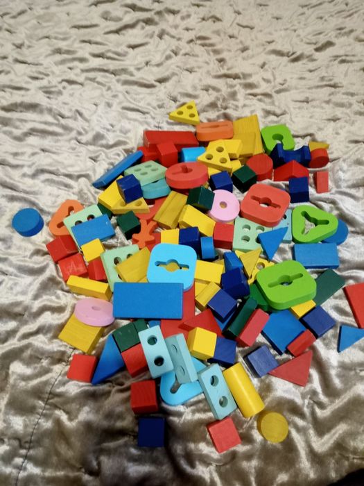 Дерев'яний конструктор 120 деталей