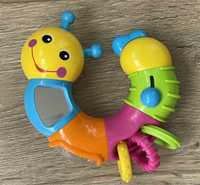 Брязкалка-тріщалка-погремушка гусениця Limo Toys