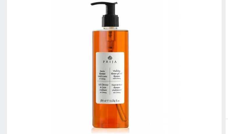 PRIJA 380ml Szampon i Żel Pod Prysznic ŻEŃ-SZEŃ Z Pompką + GRATIS