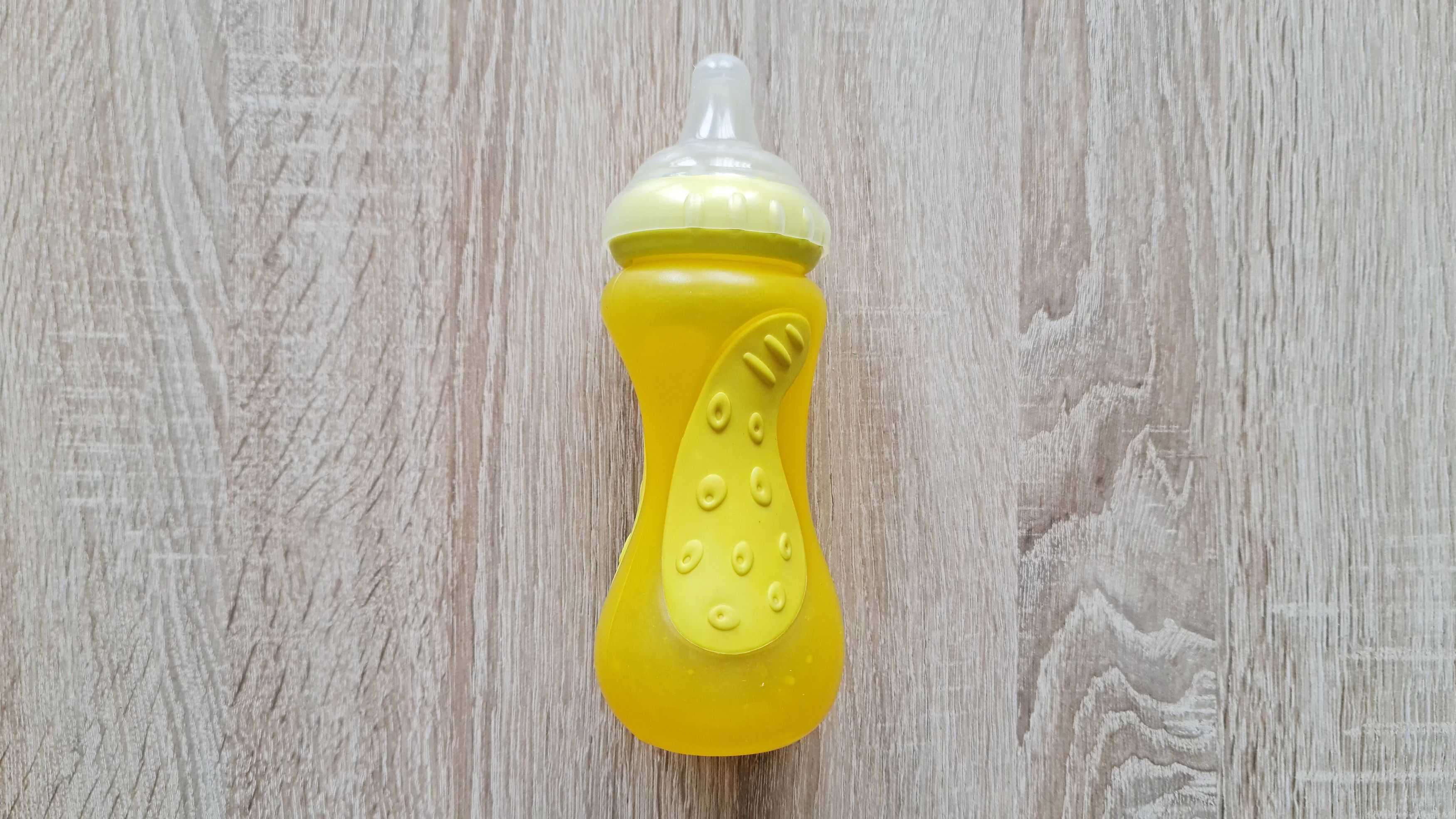 Butelka dla dziecka niemowlaka Nuby '08 295 ml żółta