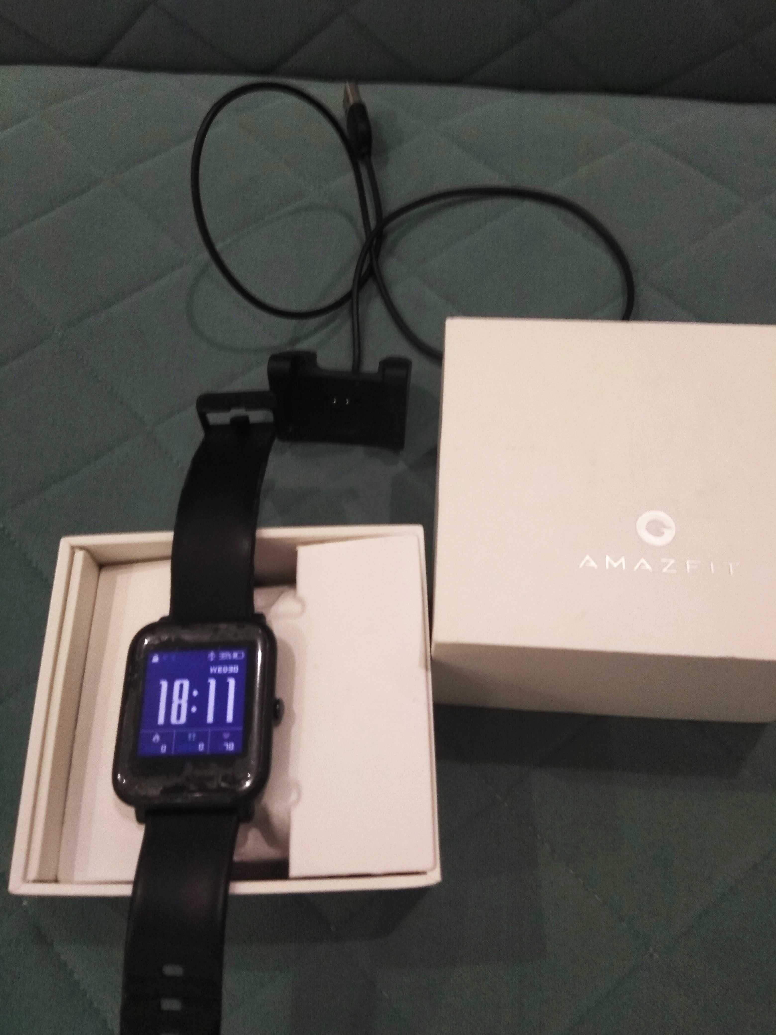 Смарт часы amazfit bip модель А1608 рабочие