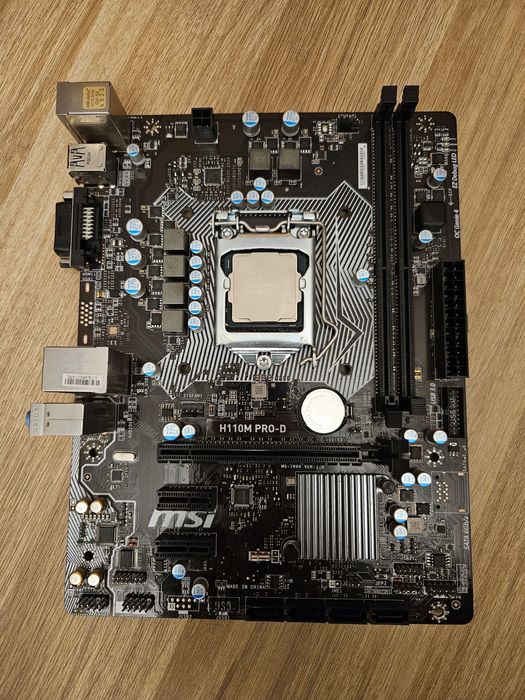 Procesor Intel Core i5 7400 + płyta główna MSI H110M Pro-D