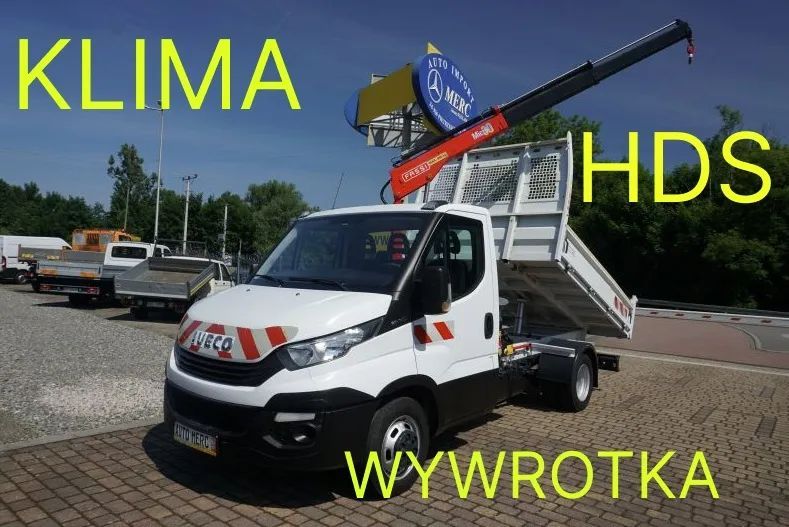 Iveco 35C14 żuraw HDS wywrotka  Żuraw + Wywrotka
