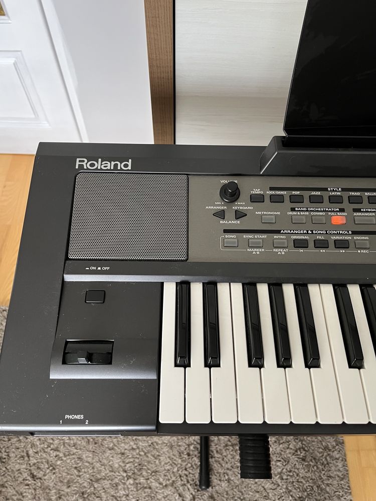 Roland e-09, keyboard, instrument klawiszowy + statyw + pokrowiec