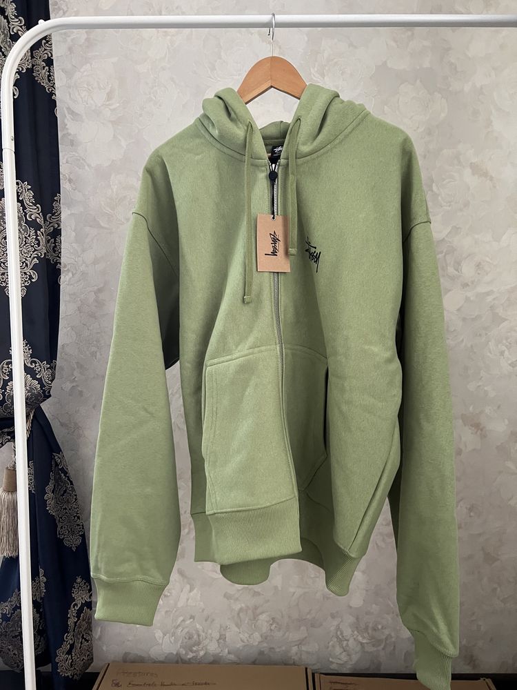 Stussy Green Zip Hoodie (XL)