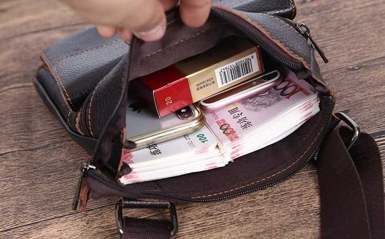 Мужская сумка. Натуральная кожа.