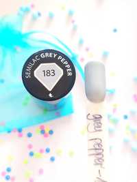 Nowy lakier hybrydowy semilac grey pepper 183 manicure pielęgnacja