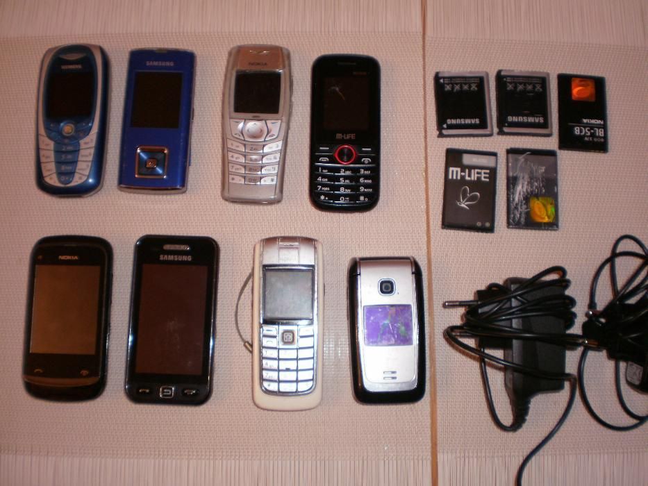Telefony komorkowe 100 kg  Nokia, Samsung, oraz tablety ok 70 kg