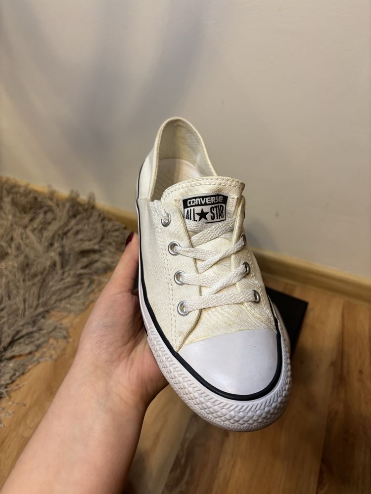 Biale niskie converse all star trampki adidasy 40