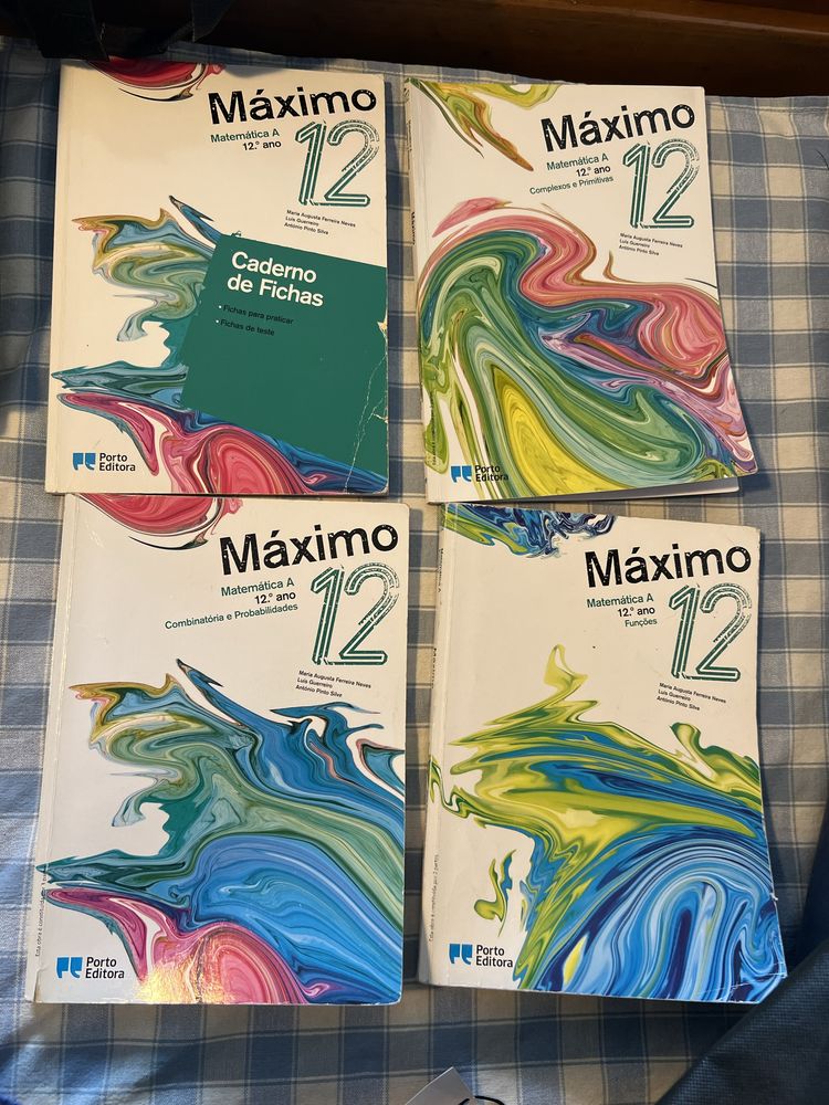 Maximo 12 - manuais e caderno de fichas