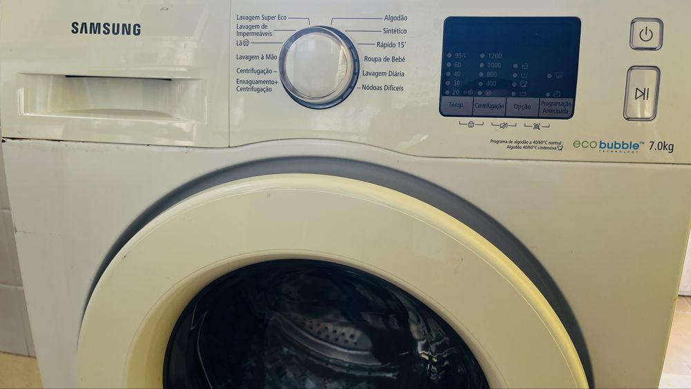 Maquina lavar roupa samsung Eco Bubble 7 kg