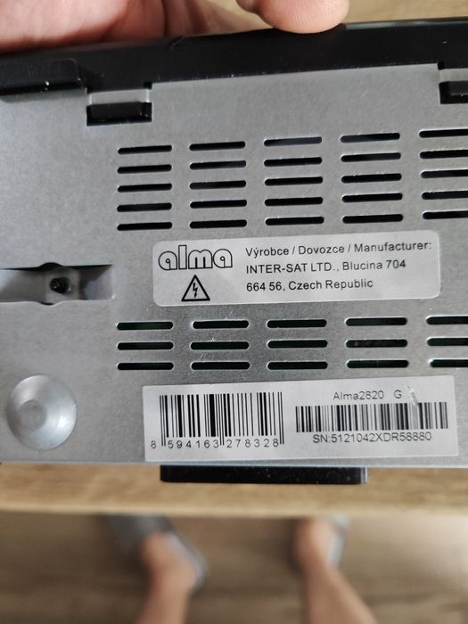 Dekoder DVB-T2 Alma nowy 2szt