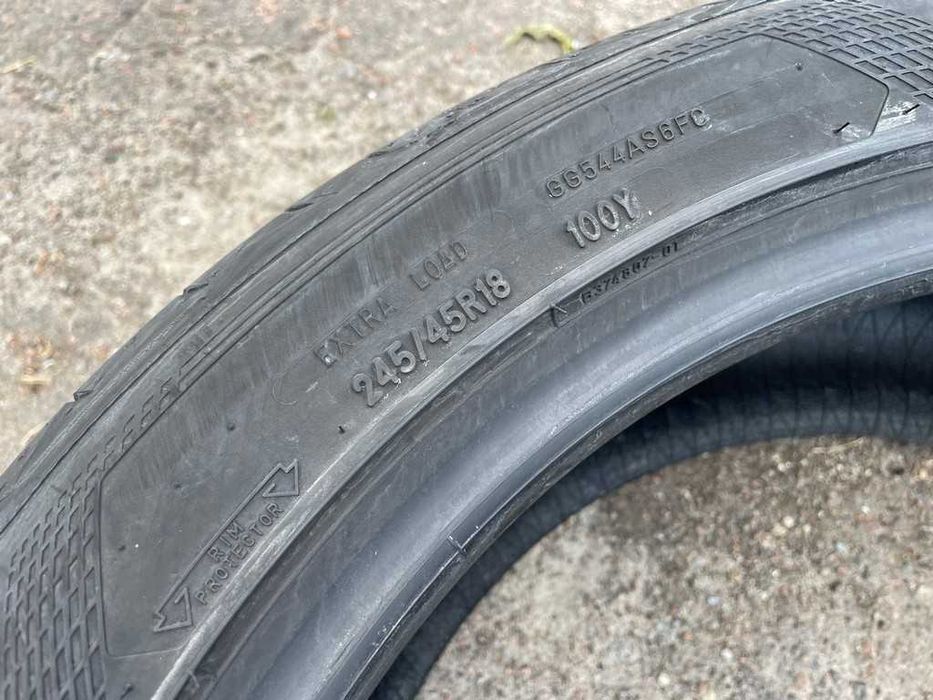 GoodYear Eagle F1 245/45R18 100Y шини бу літо 2 штуки