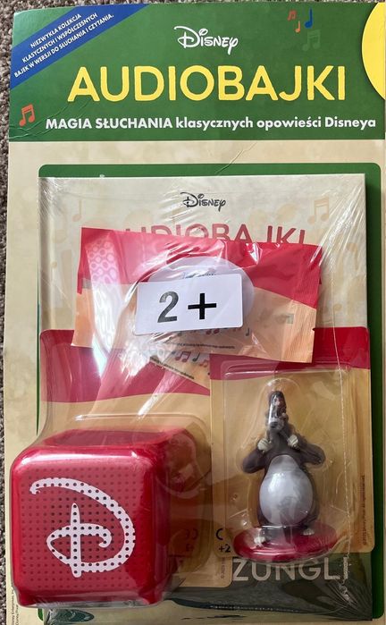 Audiobajki nr 2 Księga Dżungli + głośnik + karta z bajkami NOWY