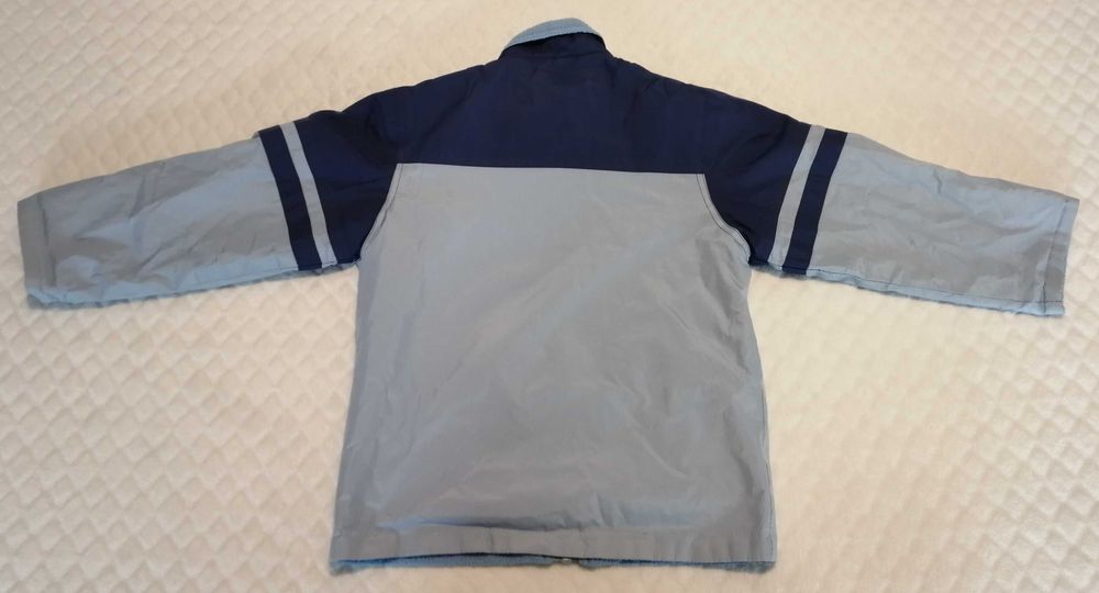 Kurtka przejściowa, jesienna, długi rękaw, niebieska, 104 (Odzież)