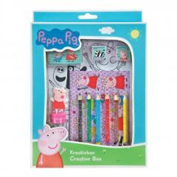 Zestaw kreatywny Świnka Peppa 21el Cass film blister,274x206 mm