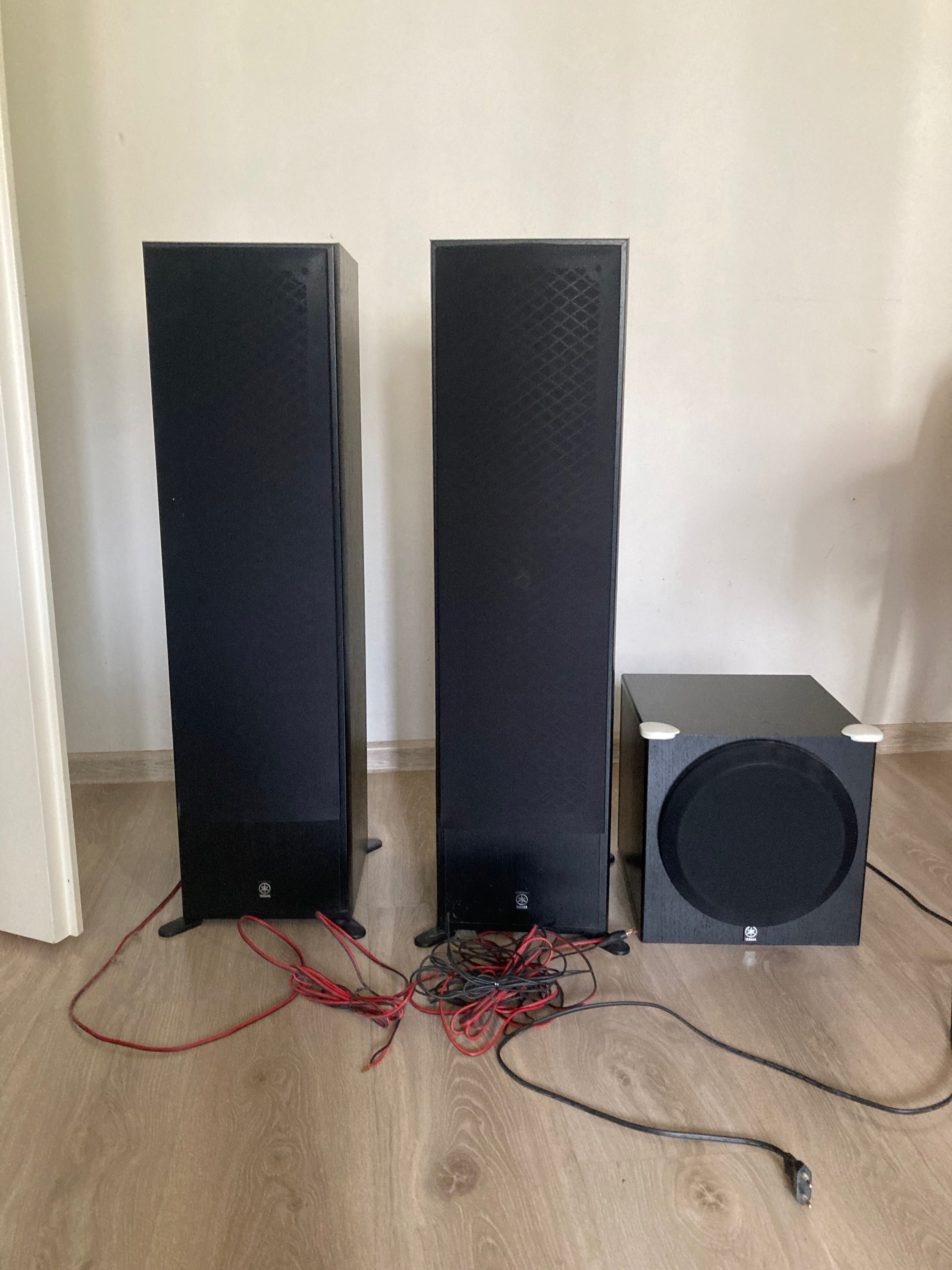 Kolumny Yamaha i subwoofer