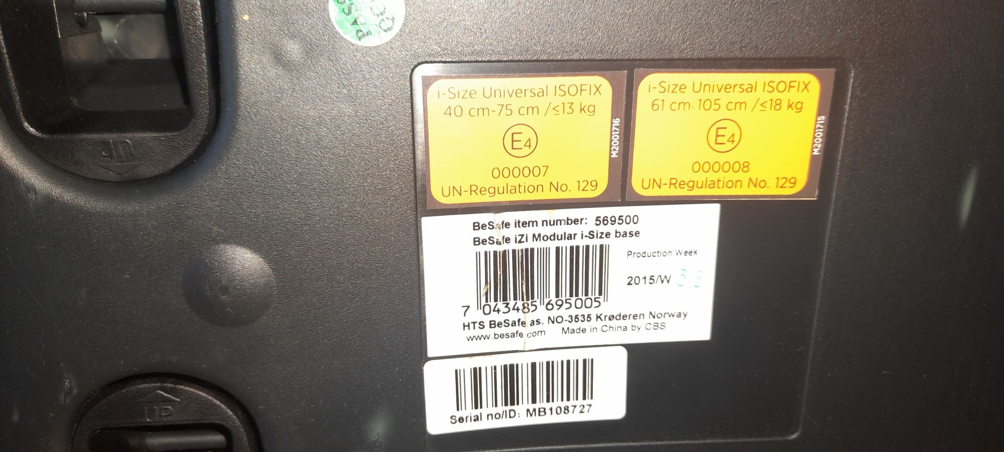 Base isofix be safe