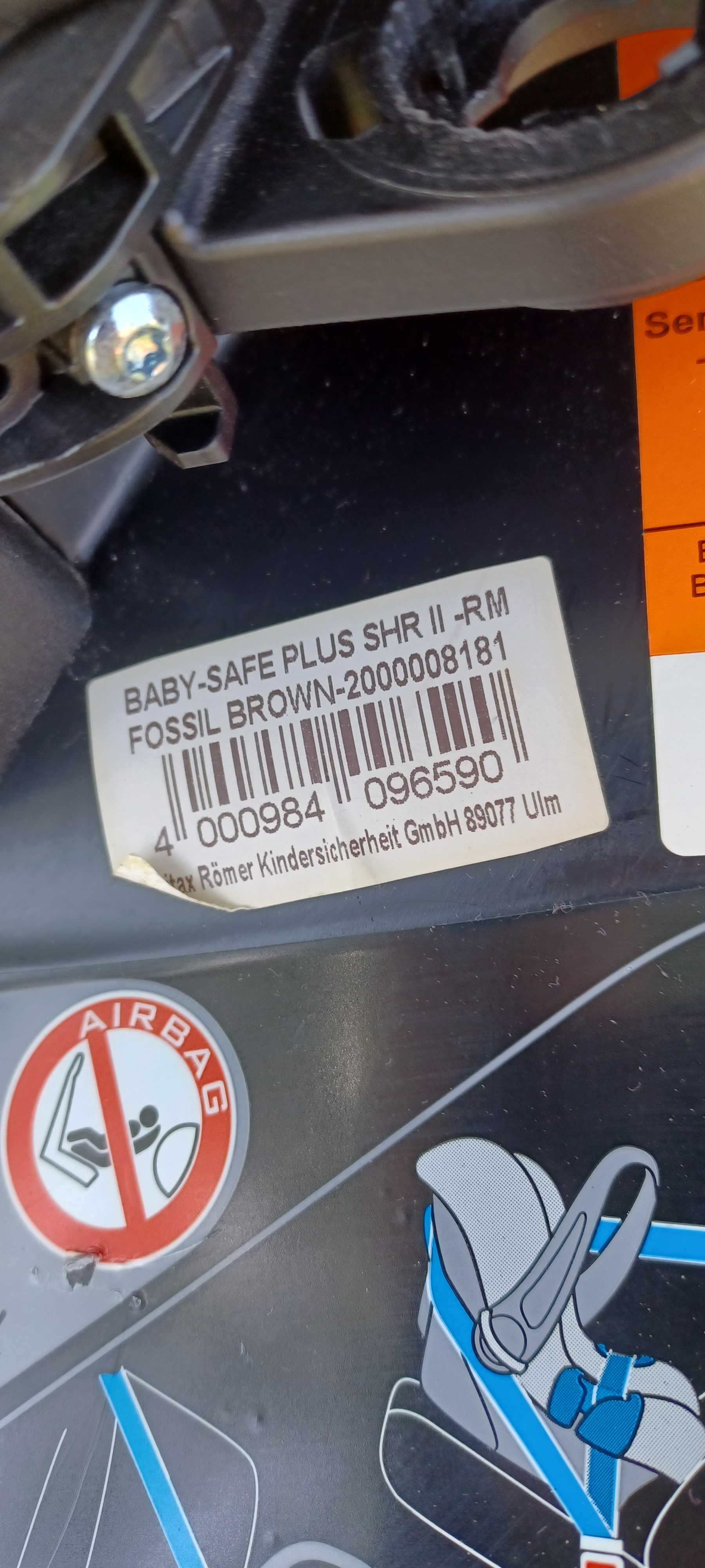 Fotelik samochodowy BABY-SAFE plus SHR II Britax Romer 0-13 kg brown