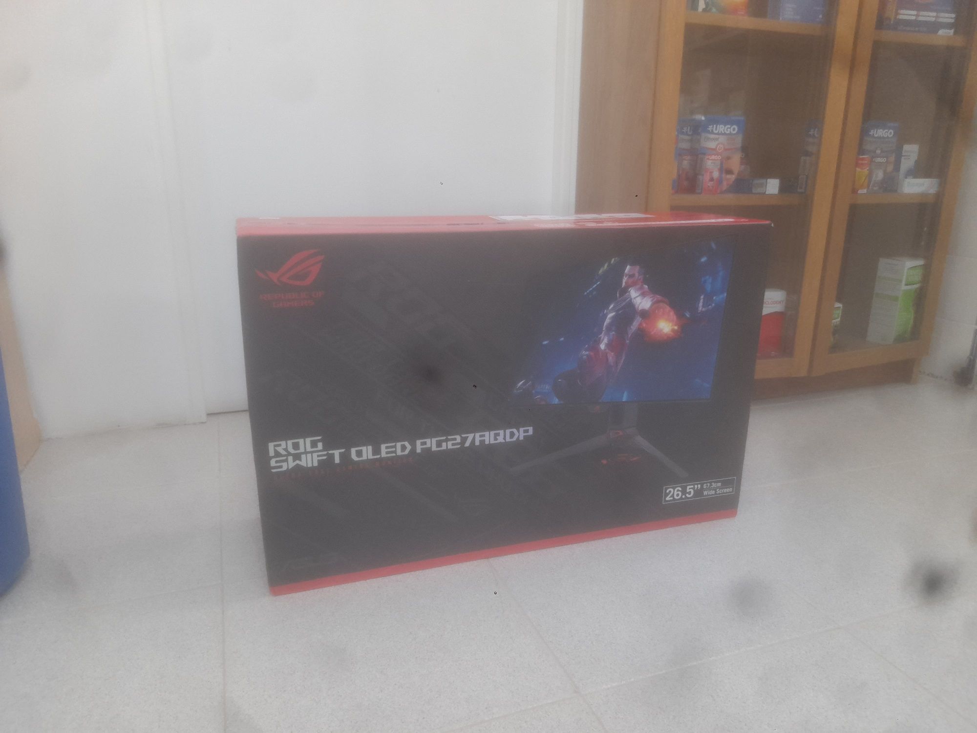 Monitor asus oled pg 27aqdp novo e embalado com 3 anos garantia