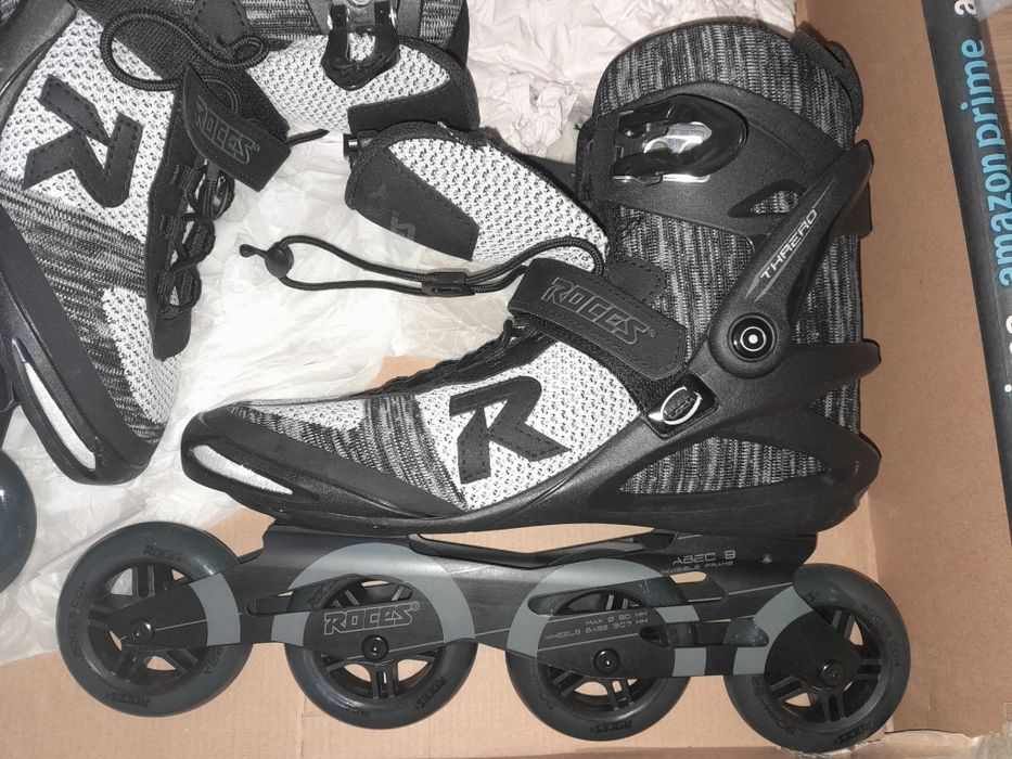 Łyżworolki Roces Thread szaro-czarne 400860 r. Eu46 29,9cm