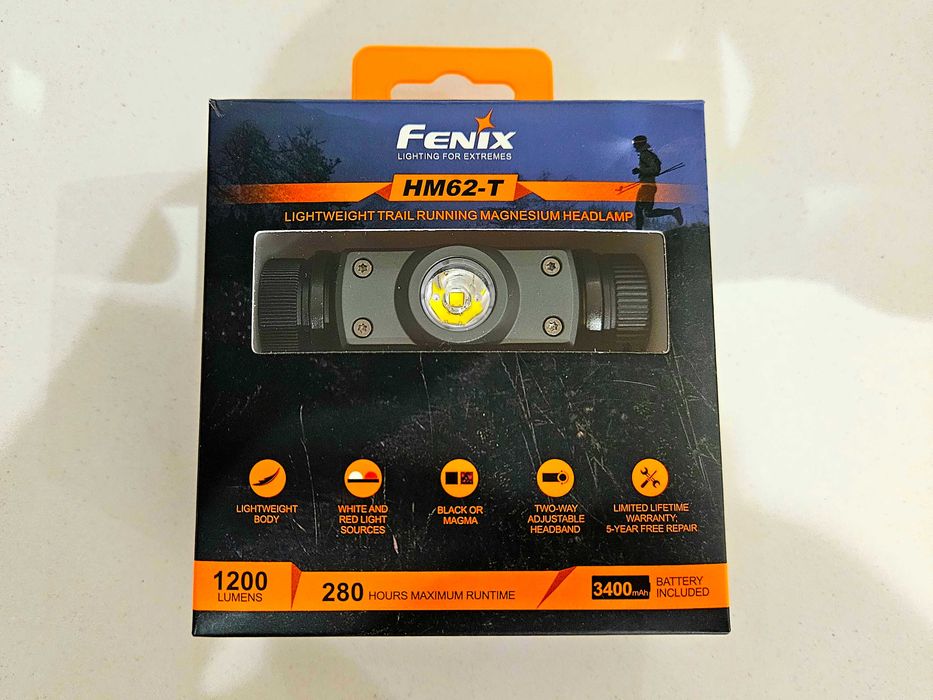 Frontal Fenix HM62-T + Extras