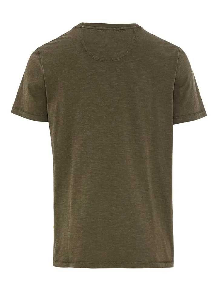 Koszulka w kolorze khaki Camel Active