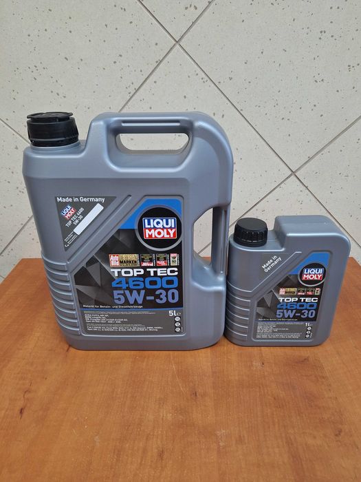 Olej Silnikowy Syntetyczny Liqui Moly TOP TEC 4600 5W30 5L 1L