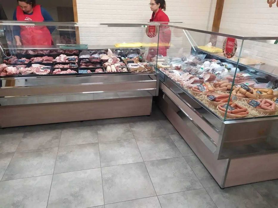 Холодильна вітрина для м’ясних магазинів:під м'ясо,ковбаси,курку,сири
