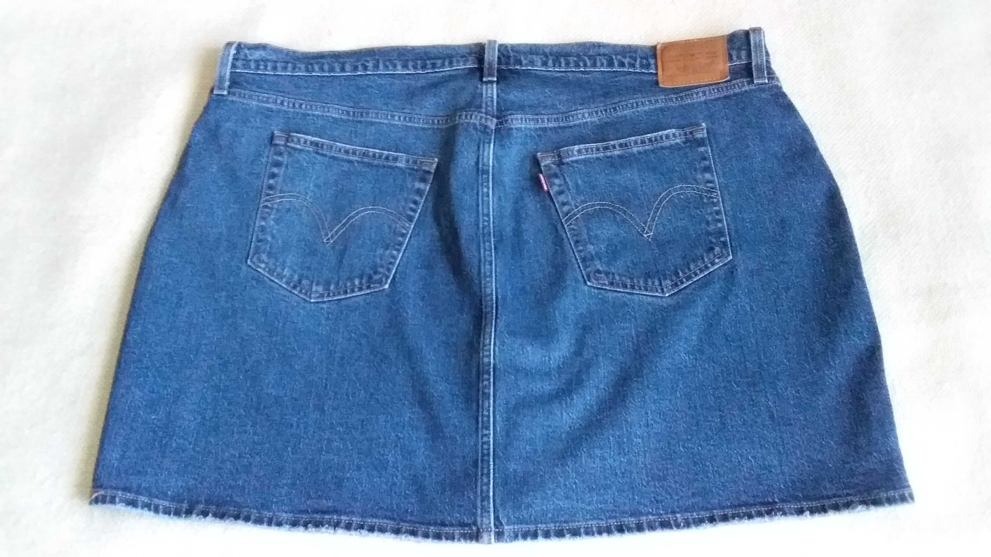 Levis Big E джинсовая (деним) юбка 18W (52-54).