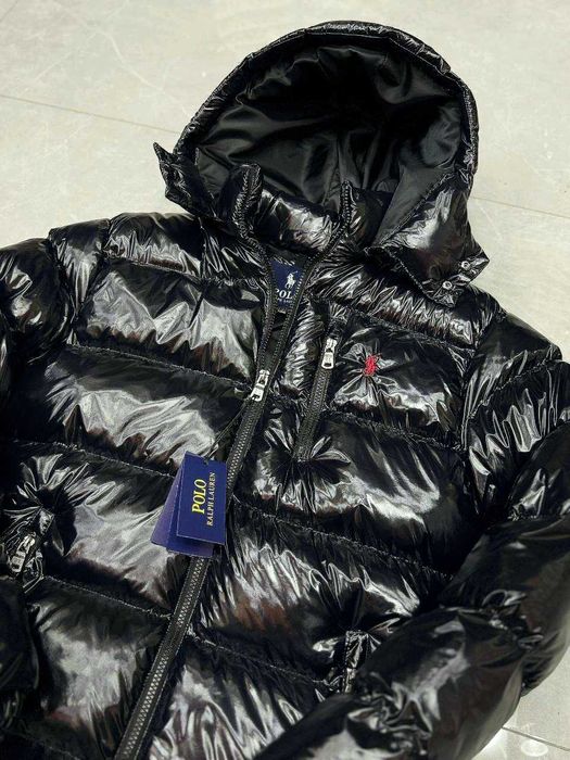 ТОПовая Куртка пуховик Polo Ralph Lauren курточка глянец мужская