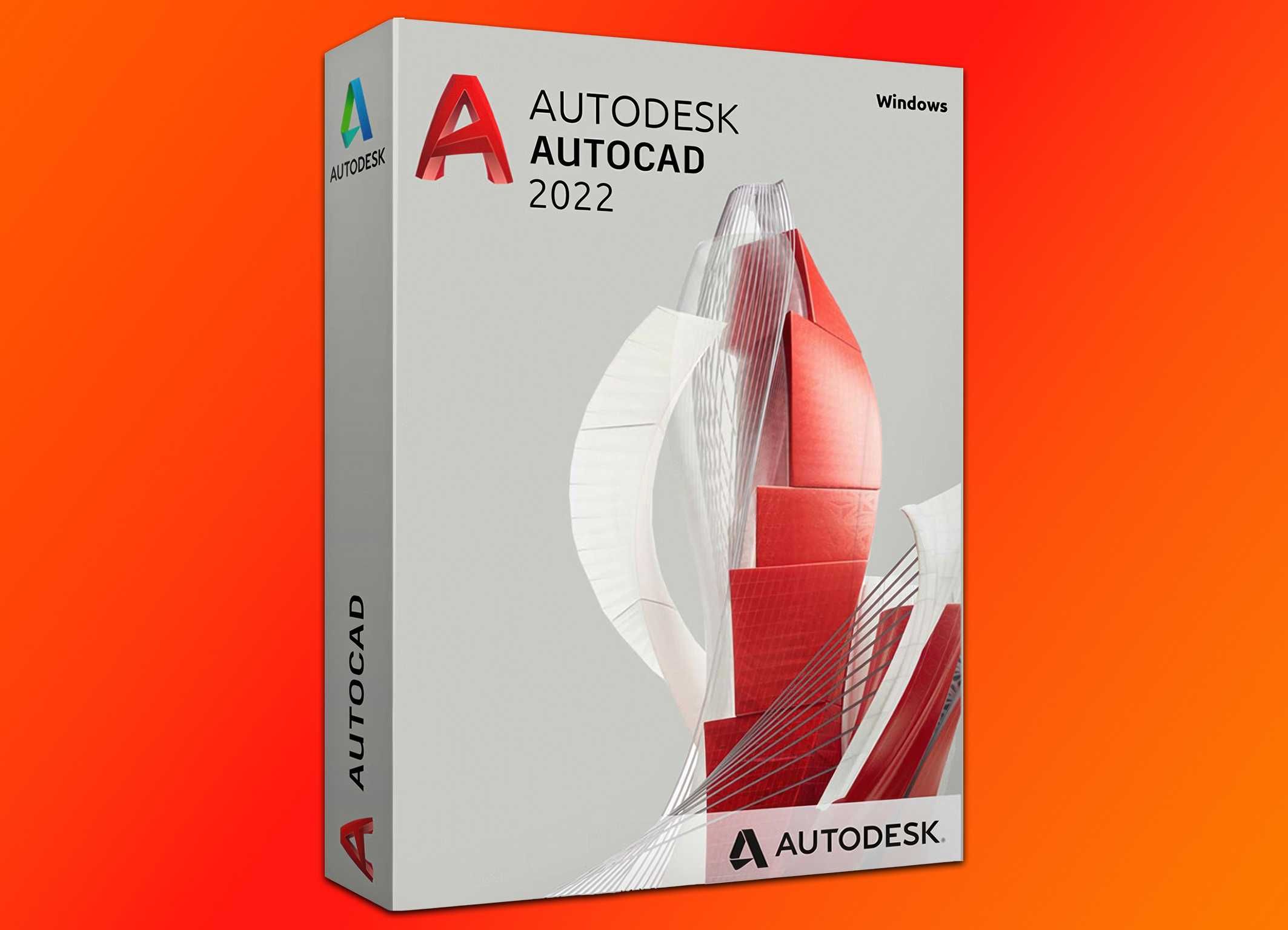 AutoCAD 2022 Profesjonalna licencja dożywotnia bez terminu ważności