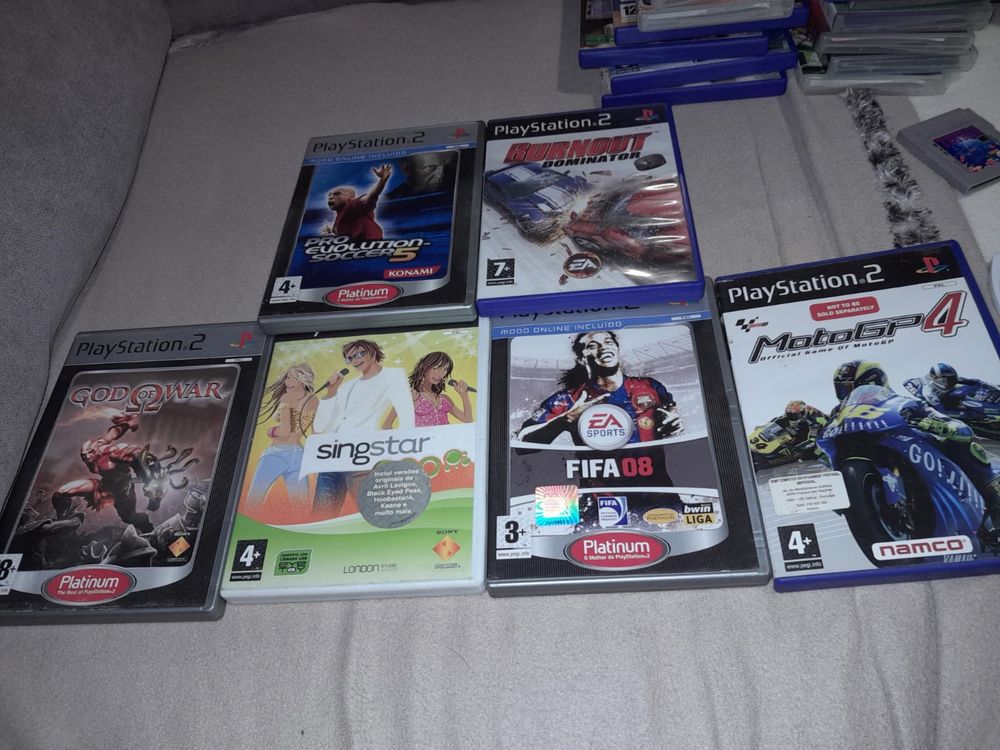 Jogos ps2, psp e gameboy